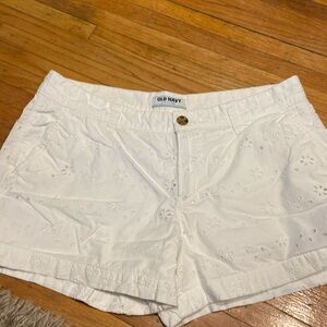 Old navy white shorts